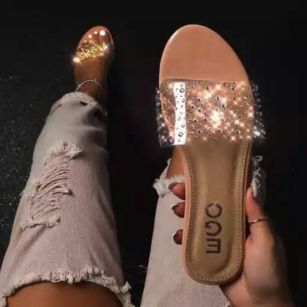 Diamante Clear  Sandals